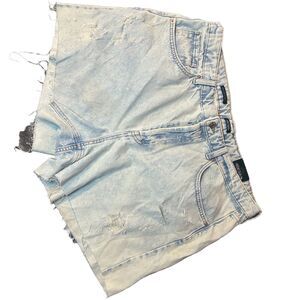 Wild Fable Women’s Size 17 Super High Rise‎ Cutoff Shorts Light Wash 3” - NEW